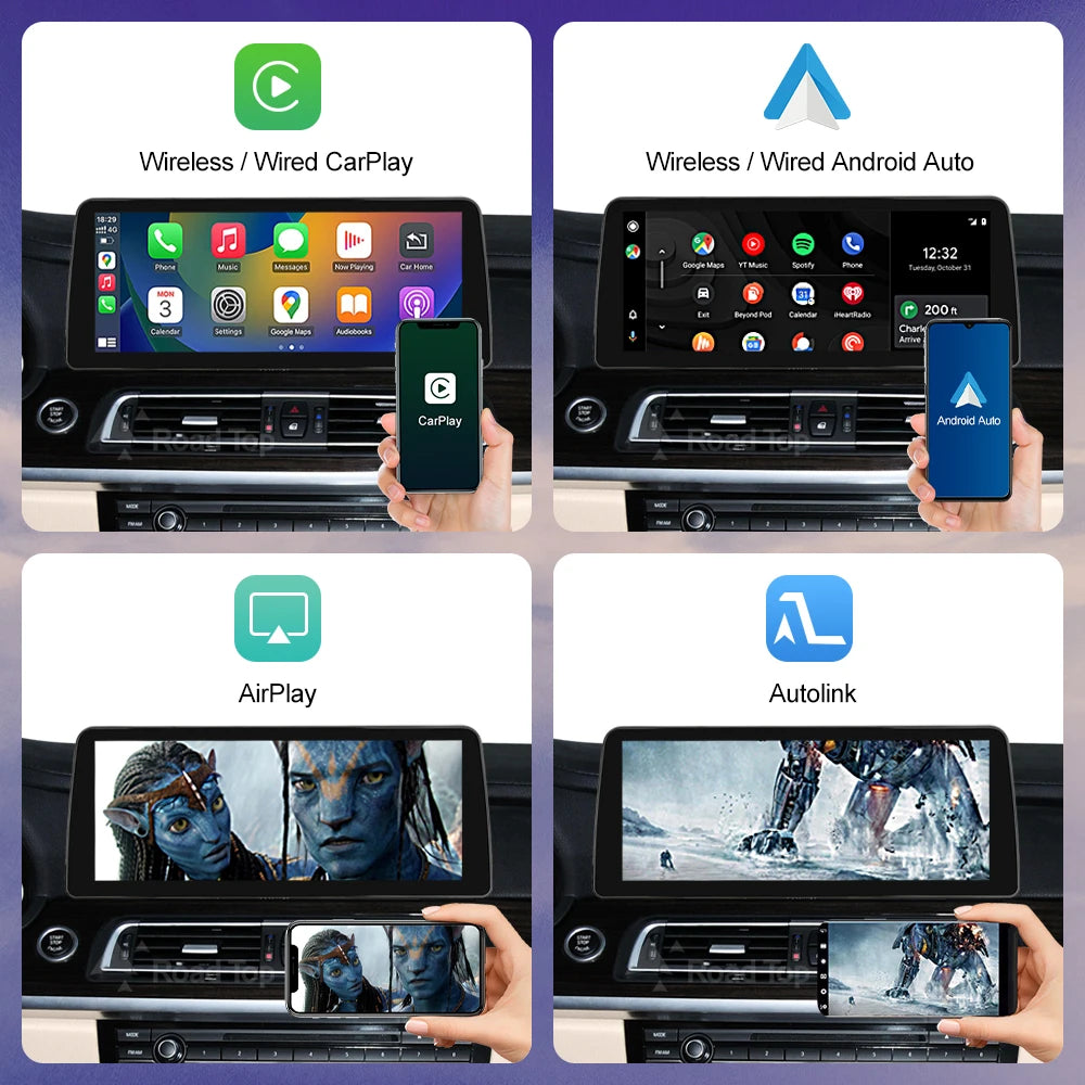 1920*720 Multimedia Touch Screen Wireless Carplay For BMW 7 Series F01 F02 F03 CIC NBT Sys | AUTOKITSHOP