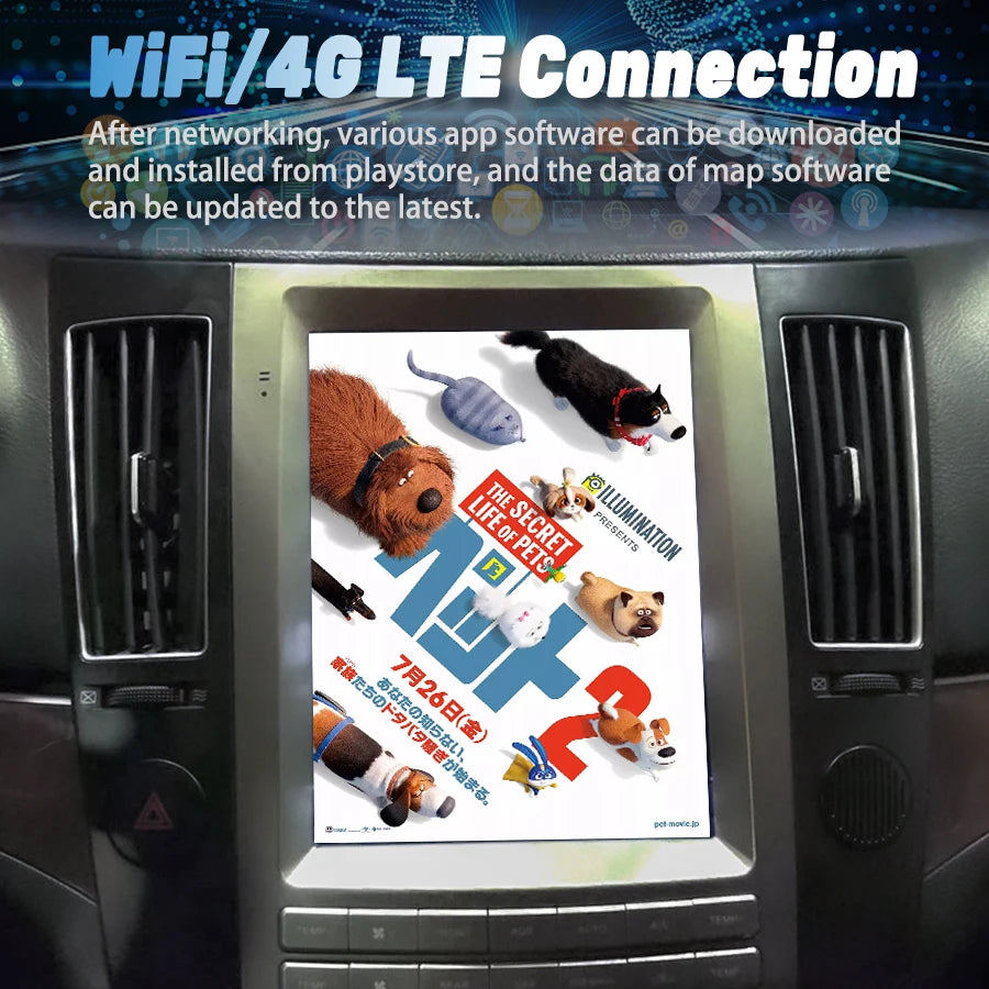 Car Android Screen For Hyundai Veracruz Ix55 2006 - 2015 Multimedia Radio Wireless Carplay