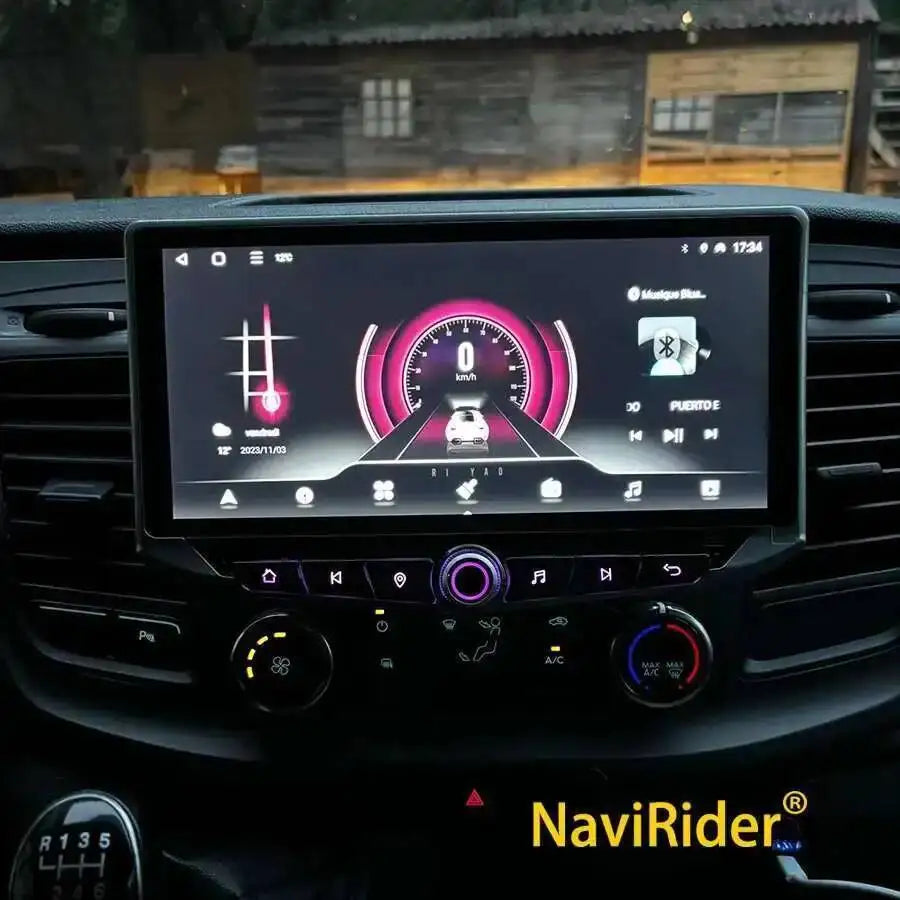10.88" Android Auto Multimedia Video Qled Screen Player For Ford Transit 2022 2023 Radio G