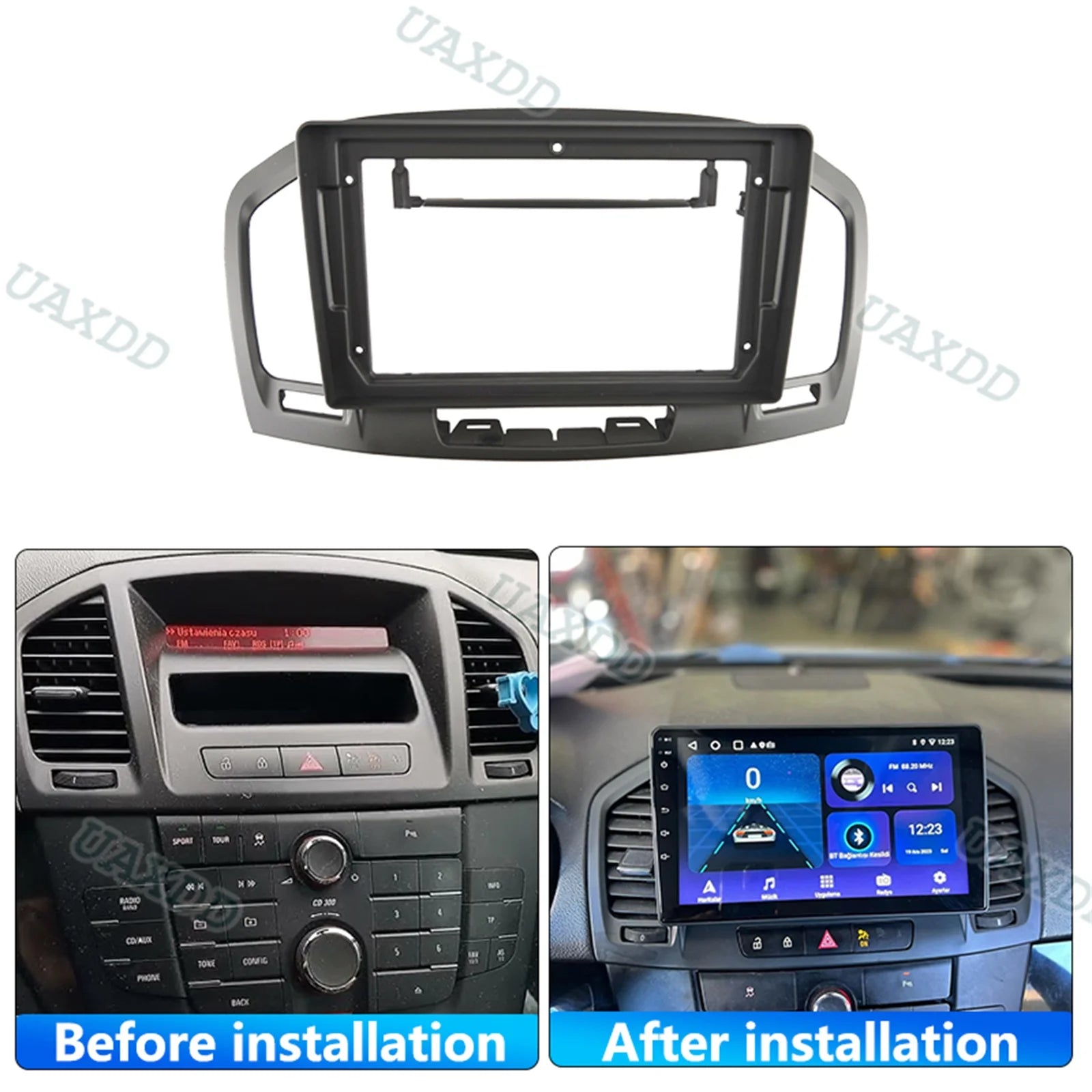 For 2009-2014 BUICK REGAL Opel Insignia 9 10.1INCH Car stereo Android frame panel fascia c