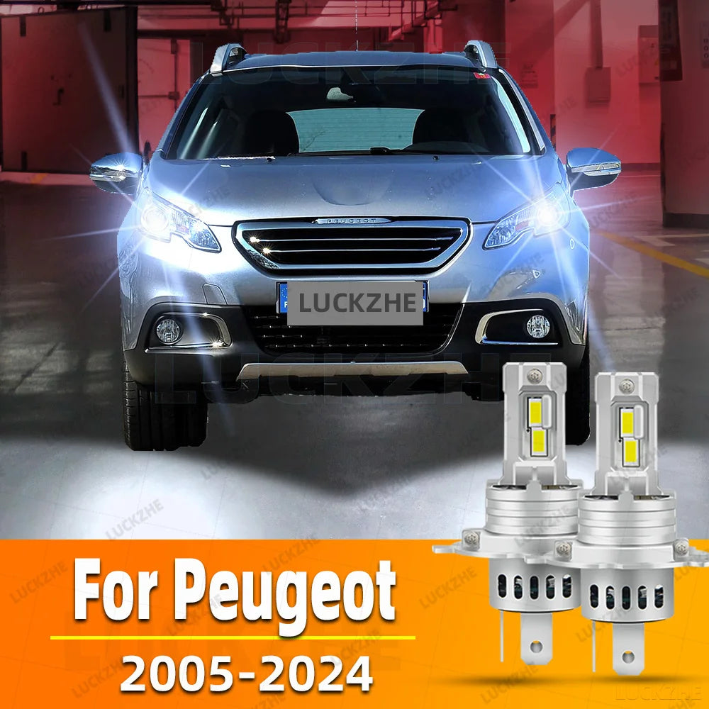 2-Piece LED Interior Light Kit for Peugeot 2005-2016 - Canbus Dome Map Door Trunk Bulbs | AUTOKITSHOP