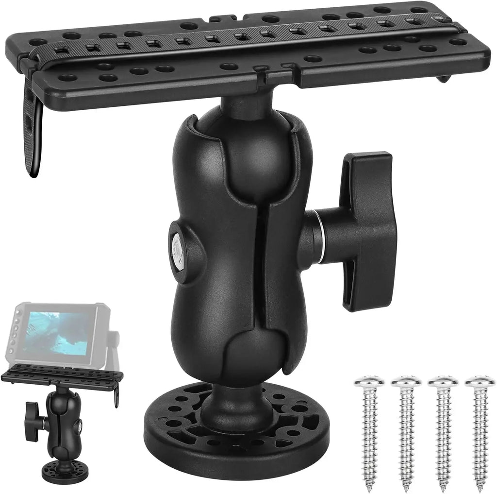 Fish Finder Mount Base GPS Navigation Fish Finder Bracket Marine Electronic Fish Finder Mount Fi - Automotive LED Light