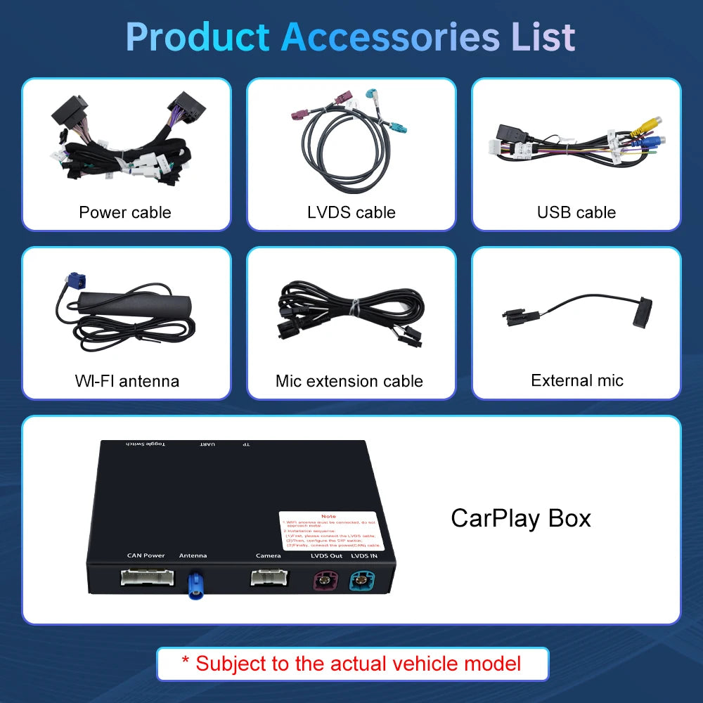 Road Top Wireless Carplay Decoder Interface For BMW X5 E70 X6 E71 2011-2013 X1 E84 2009-20 | AUTOKITSHOP
