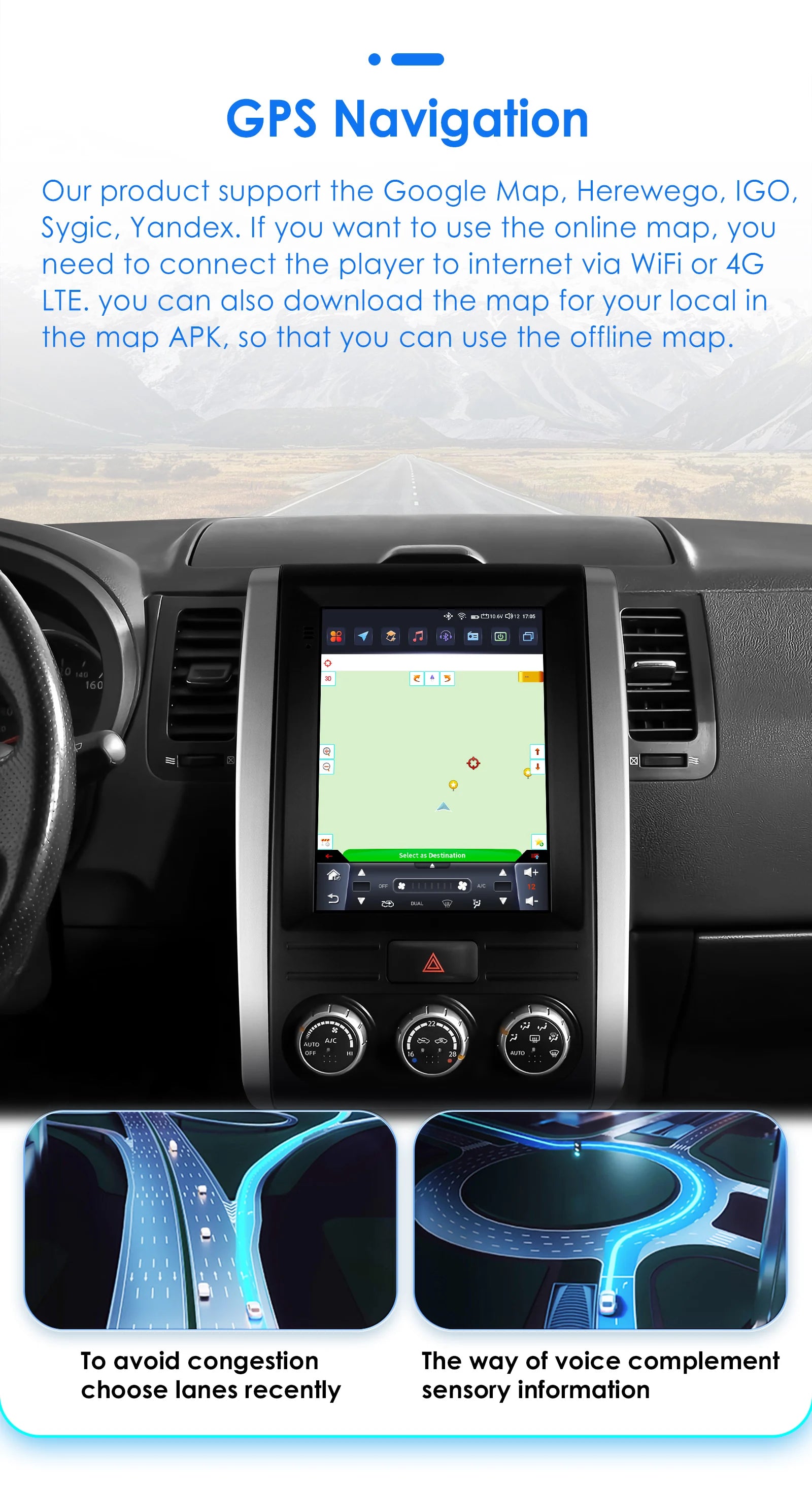 9.7'inch 2Din Carplay Android 13 Car Radio For Nissan X-Trail X Trail 2 T31 MX6 2007-2015