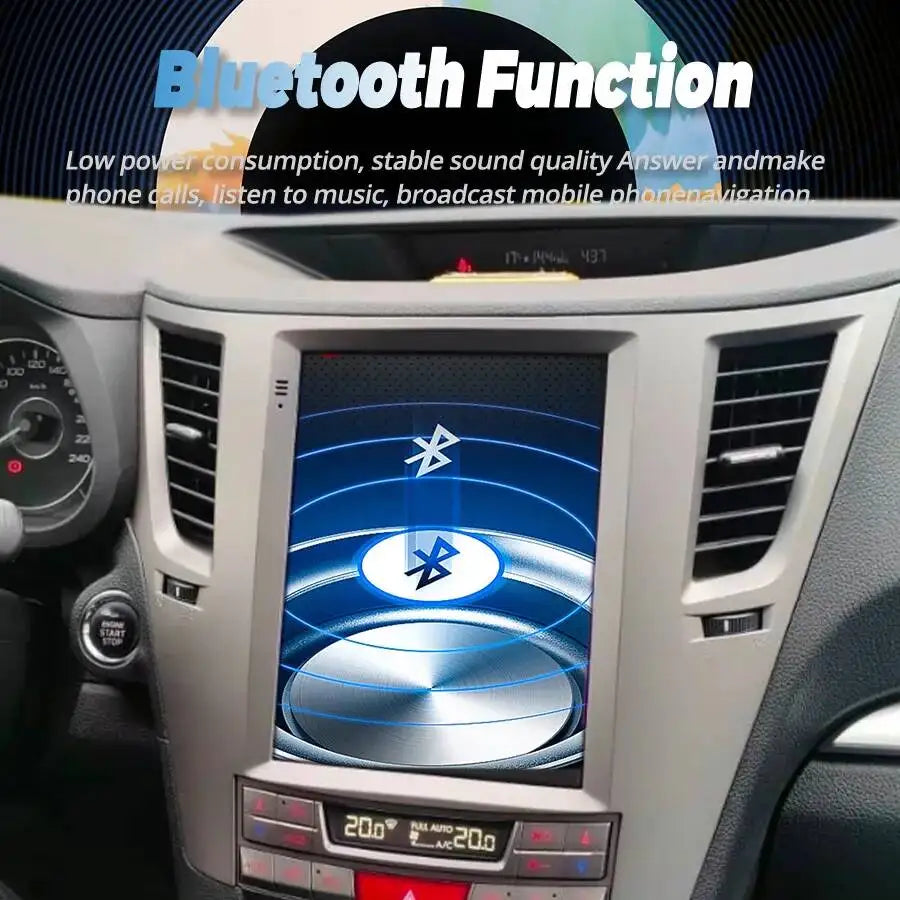 Carplay Car GPS Stereo Auto Bluetooth DSP 10.4" Android Multimedia Player For Subaru Outba