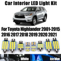 LED Interior Light Kit for Toyota Highlander 2001- 2018 - Canbus Dome Map Door Trunk Bulbs | AUTOKITSHOP