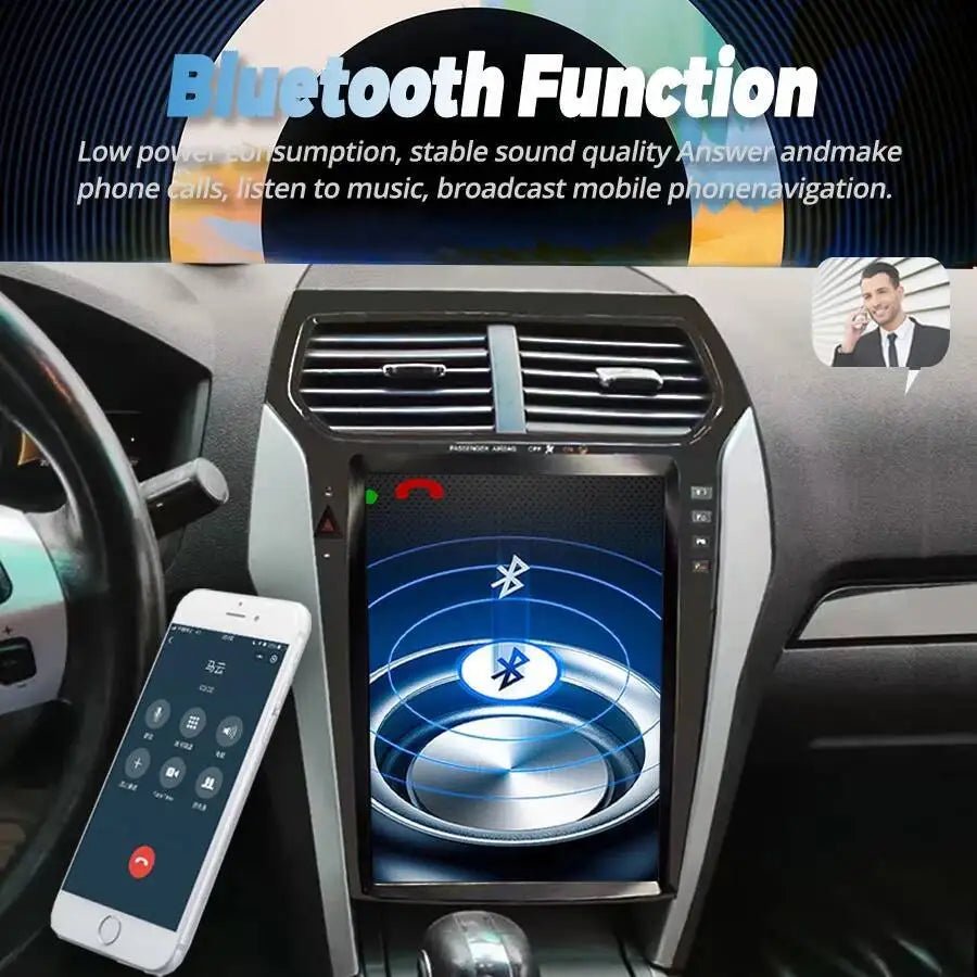256GB For Ford Explorer 2011- 2019 Android Car Radio Vertical Screen Multimedia Player Car | AUTOKITSHOP