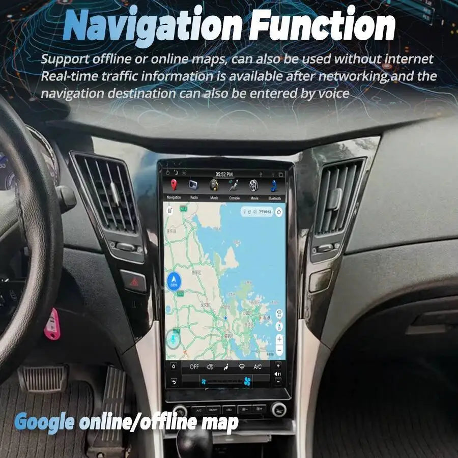 Android15 Car Multimedia Video Player Stereo For Hyundai Sonata 8 2010-2014 Auto GPS Navi  | AUTOKITSHOP