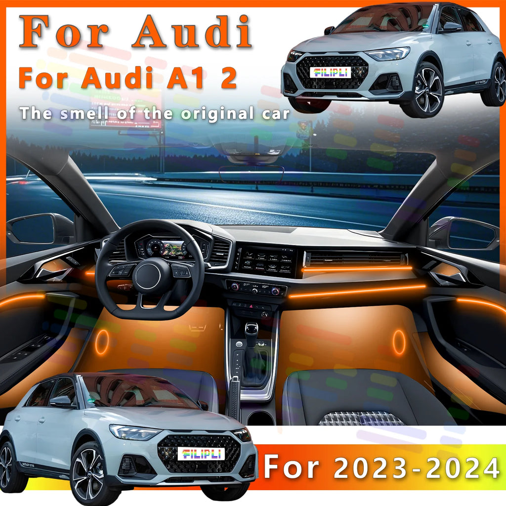 RGB - Ambient Light - for Audi A1 2023-2024 - App Control - Car Interior Lighting | AUTOKITSHOP