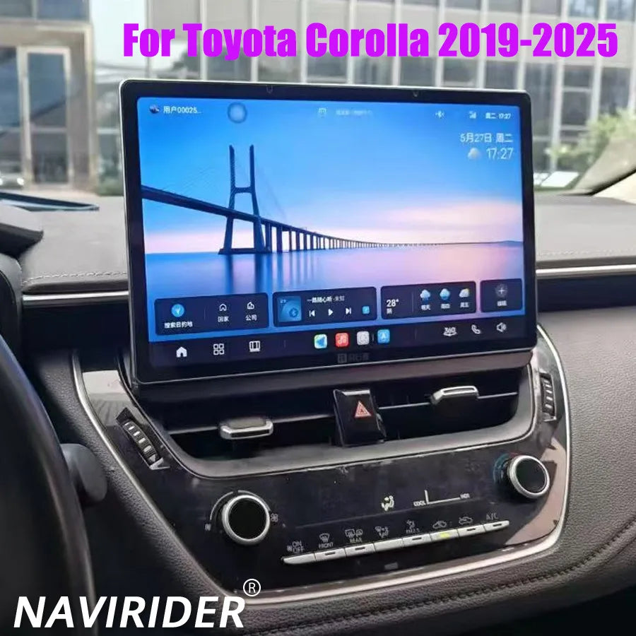 12.5inch Android15 Multimedia Player For Toyota Corolla 2019-2025 Stereo Auto Carplay Blue | AUTOKITSHOP