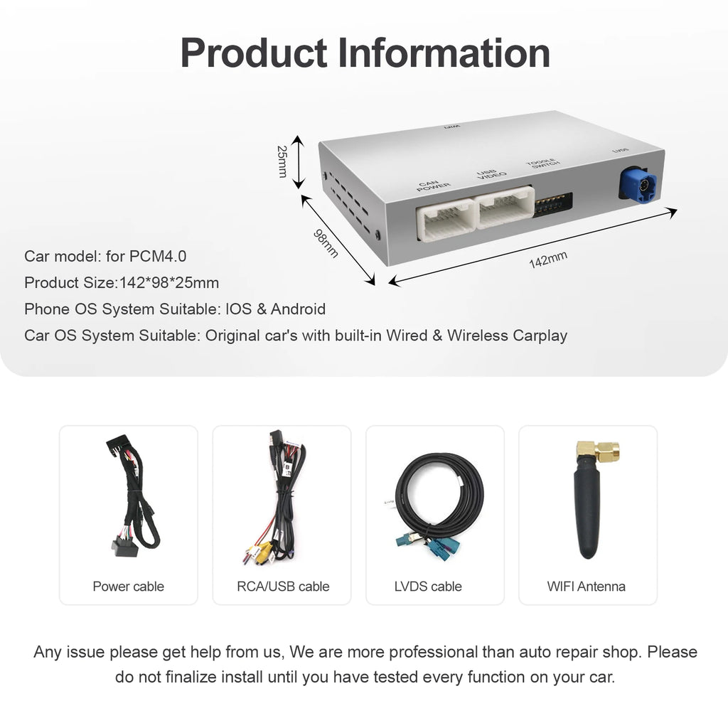 Wireless Carplay Android Auto For Porsche PCM3.1 PCM4.0 Panamera Cayenne Cayman Macan Boxs
