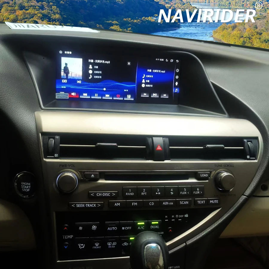 Bluetooth Android 15 AHD Screen Carplay Car Multimedia Video Player HU For LEXUS RX270 RX3