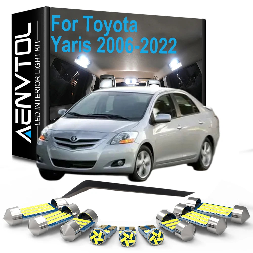LED Interior Light Kit for Toyota 2006-2013 - Canbus Error-Free Interior Bulbs