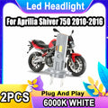 CSP Chips 6000K White H7 LED Motorcycle Headlight Plug And Play For Aprilia Shiver 750 201
