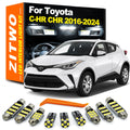 ZITWO 10Pcs LED Interior Light Plate Trunk Lamp Kit For Toyota C-HR CHR 2016 2017 2018 2019 2020 - Canbus LED Car Light