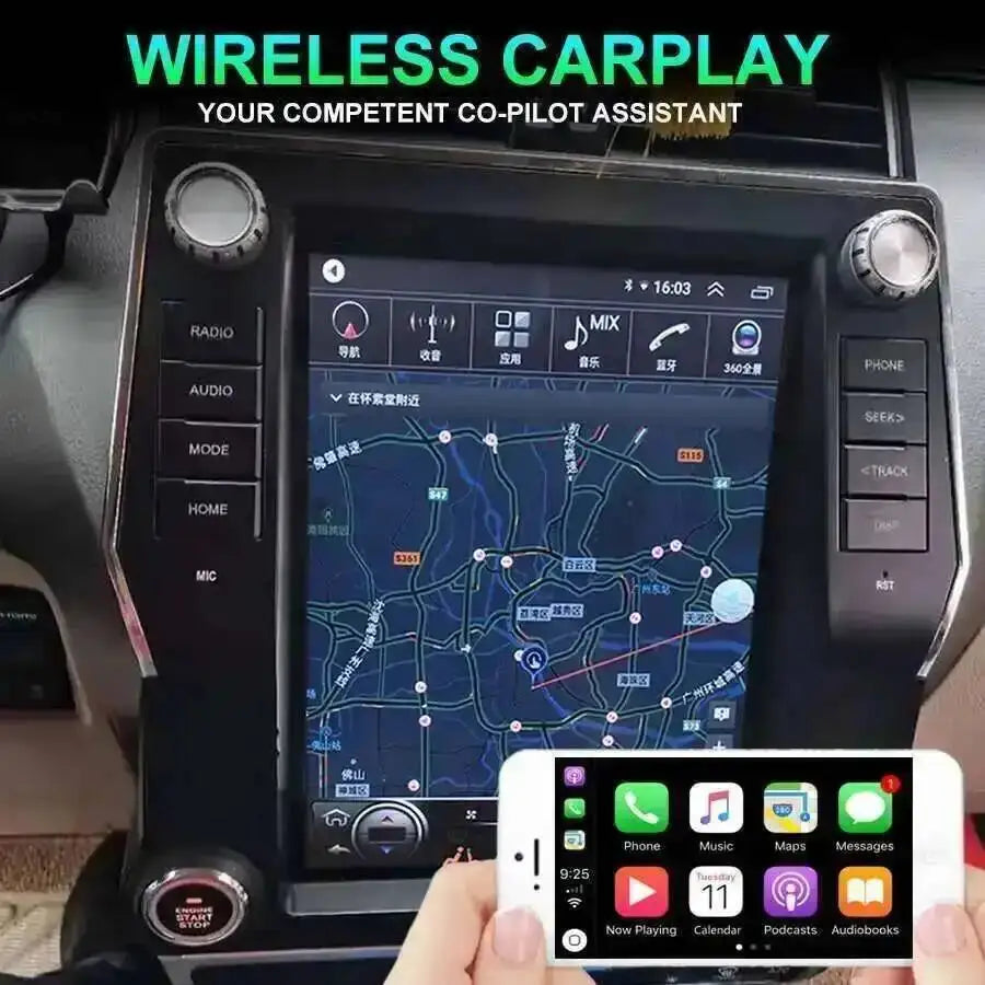 DSP SIM Carplay Touch Screen Car Multimedia Video Player Head Unit For Toyota Land Cruiser