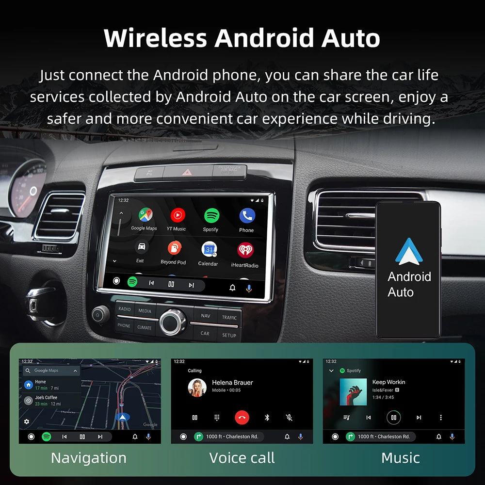 Wireless Carplay Android Auto for Volkswagen Touareg With 8-inch Screen RNS850 2011-2017 M | AUTOKITSHOP