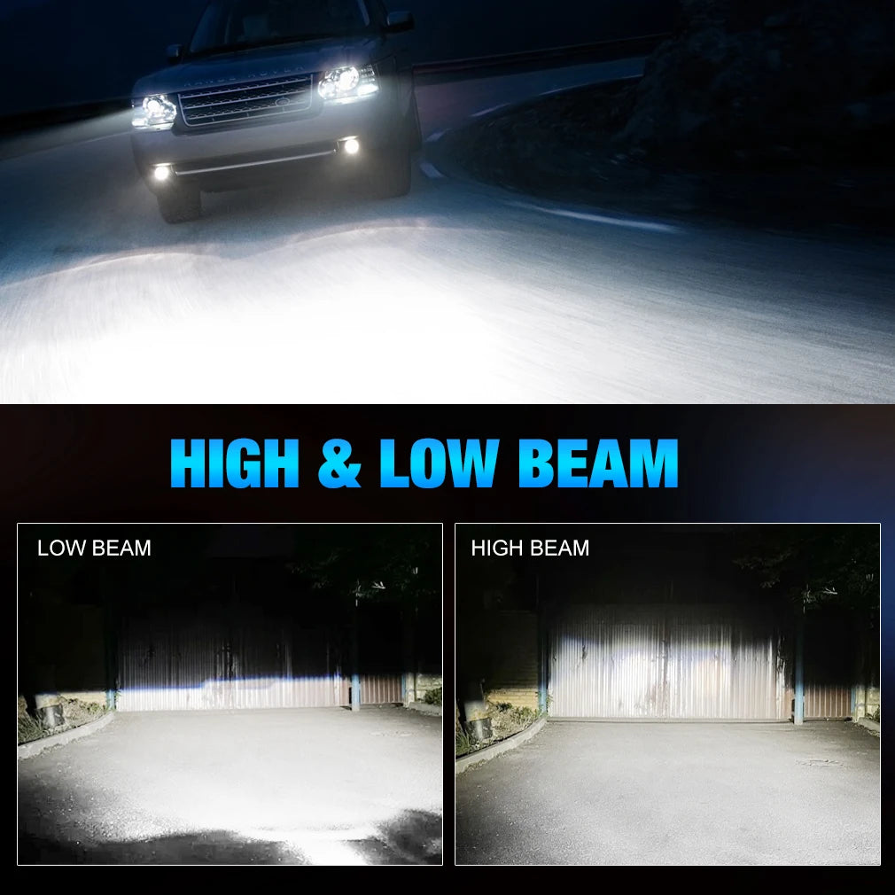 XSTORM Car Headlight H1 H4 H7 LED H8 H11 9005 HB3 9006 HB4 9012 Hir2 9008 H13 Led Bulb Can