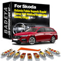 Interior LED Light Indoor Car Bulbs Kit For Skoda Octavia Fabia Superb Rapid Karoq Yeti Ko