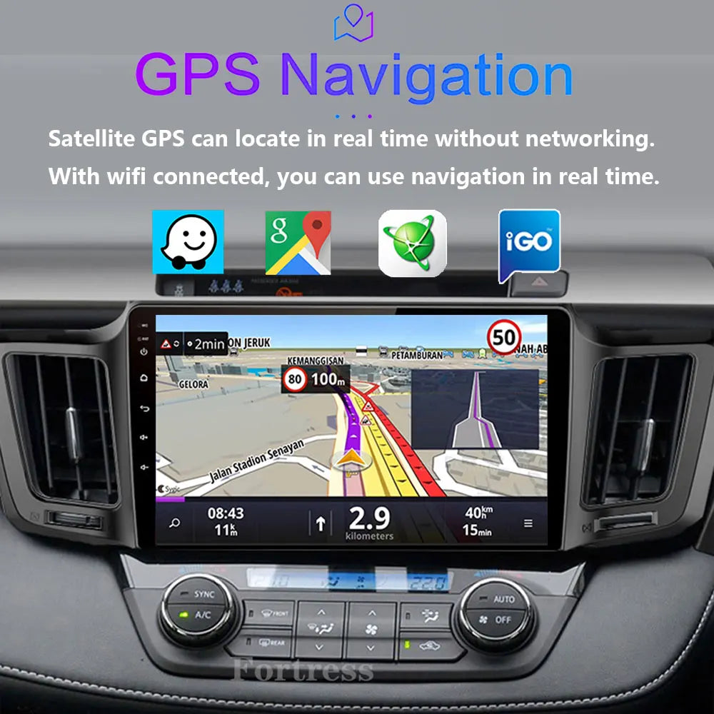 Android 16 Carplay Auto For Toyota RAV4 RAV 4 Xa40 2012 2013 2014 2015 2016 2017 2018 2019