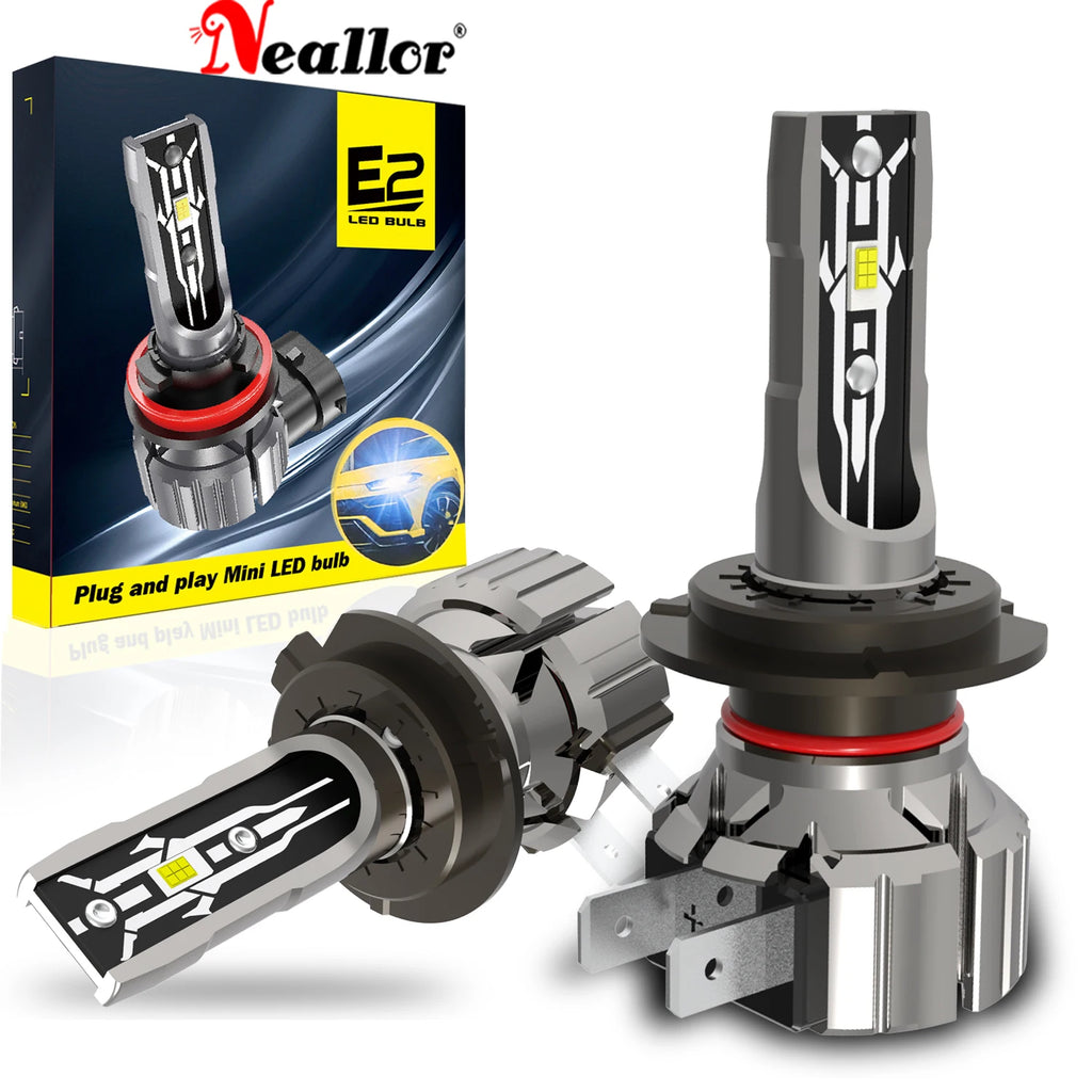 H7 PX26d LED Vehicles BulbsLow Beam High Powerful Headlight Automobile Car Driving Run Tur