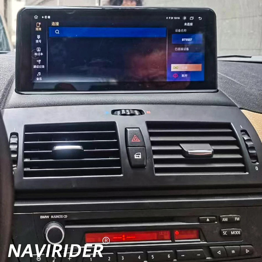 10.25inch Android 14 CarPlay Screen Built-in360 For BMW X3 E83 2006- 2010 Car Multimedia V