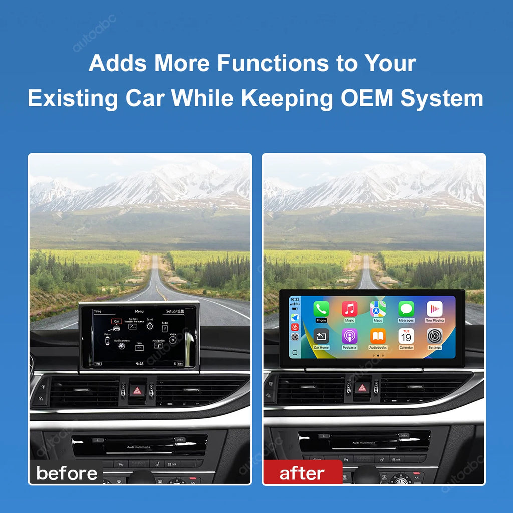 12.3" Car Multimedia Linux Touch Screen For Audi A6 A7 2012-2015 HN System with Wireless A | AUTOKITSHOP