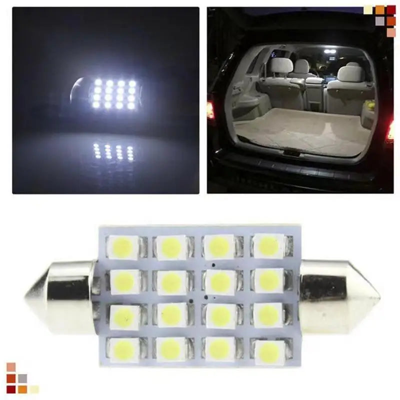 14-Piece LED Interior Light Kit for W5W T10 - Canbus Error-Free Interior Bulbs