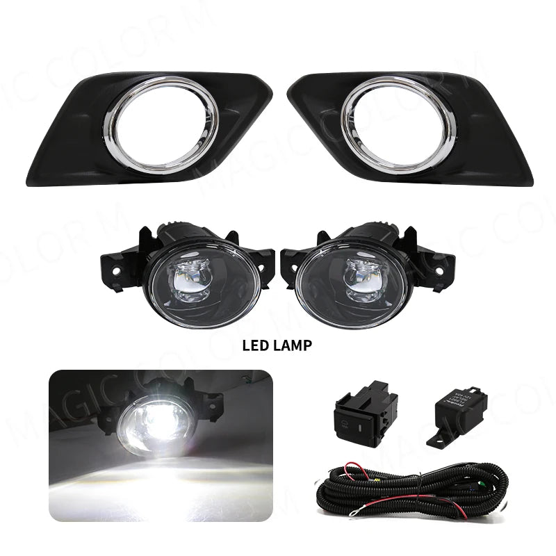 For Nissan X Trail X-Trail Xtrail Fog Light 2014 2015 2016 LED Daytime Running Lamp DRL Da | AUTOKITSHOP