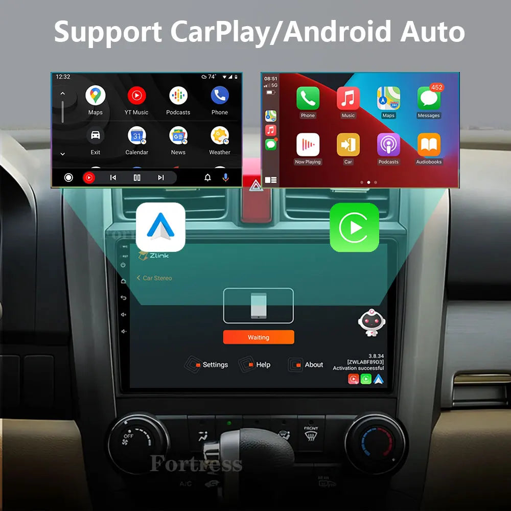 Android 16 For Honda CRV CR-V 2006 2007 2008 2009 2010 2011 Car Radio Navigation Multimedi