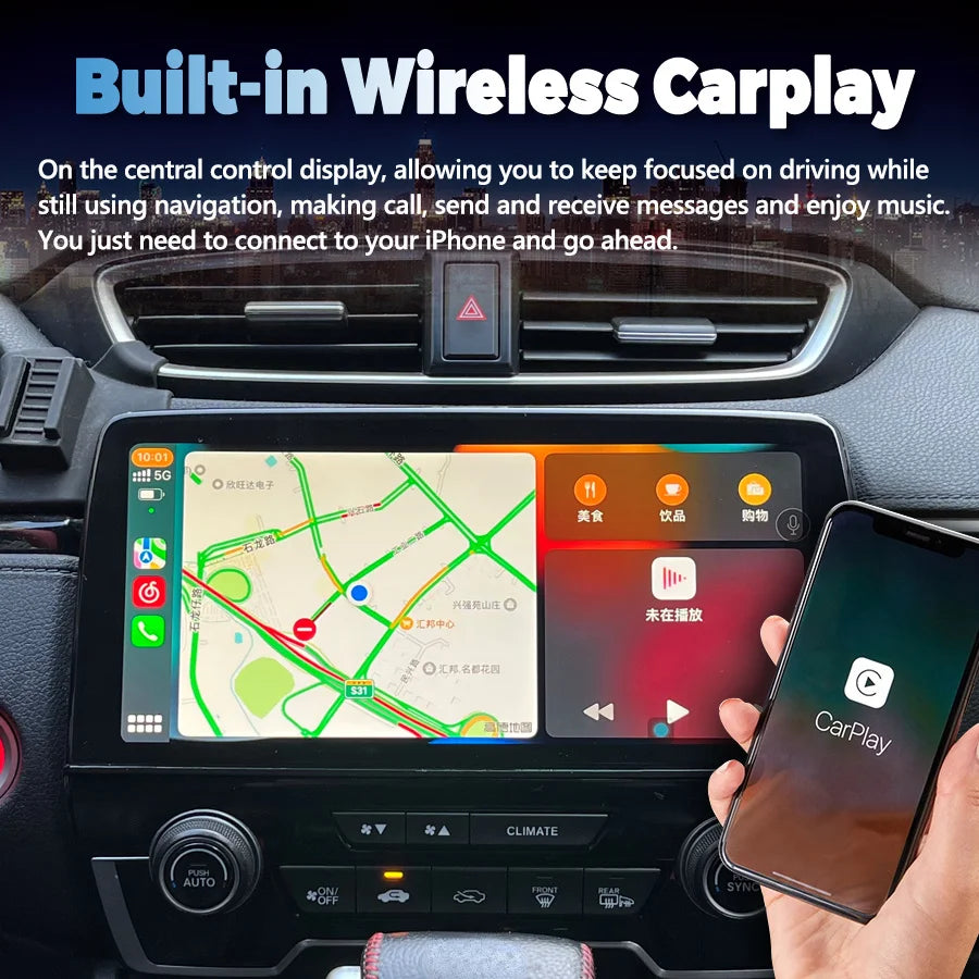 10.33inch Android 13 Car Radio For Honda Cr-v 2019 CRV 2022 Multimedia Video Player Naviga