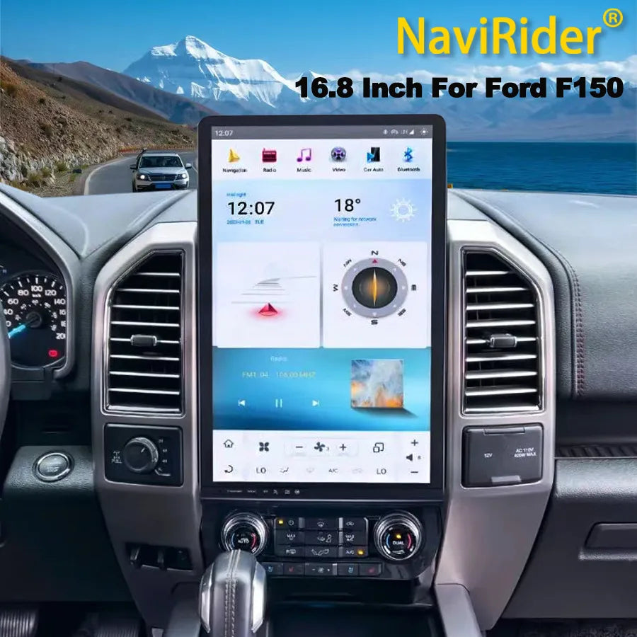 256GB 16.8 Inch For Ford F150 F250 2015-2021 Android Car GPS Navigation Multimedia Player  | AUTOKITSHOP