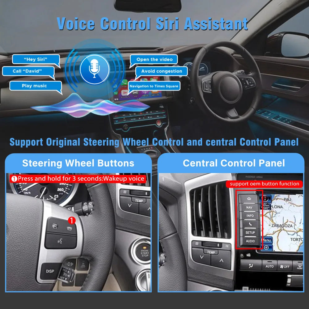 RGB - Ambient Light - for 2013-2015 - App Control - Car Interior Lighting