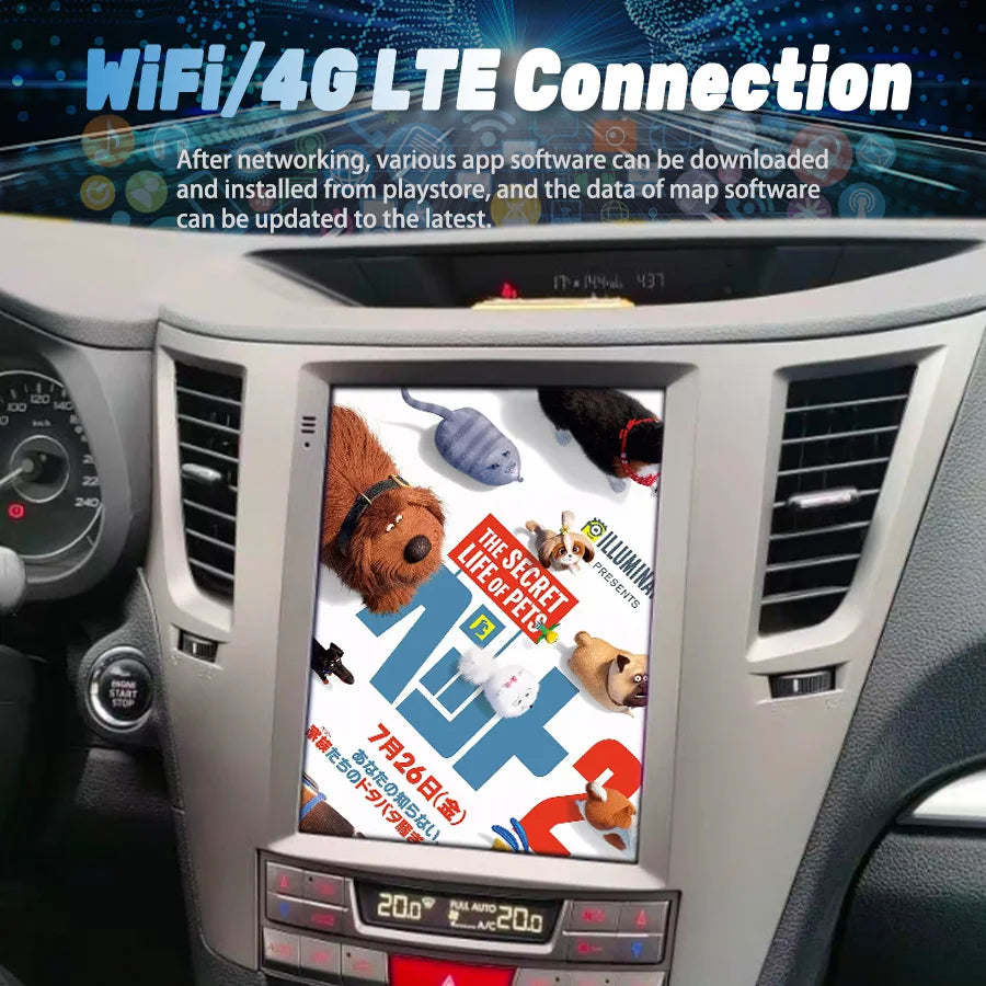 10.4" Android Multimedia Player For Subaru Outback Impreza Legacy 2009-2014 Navigation Car