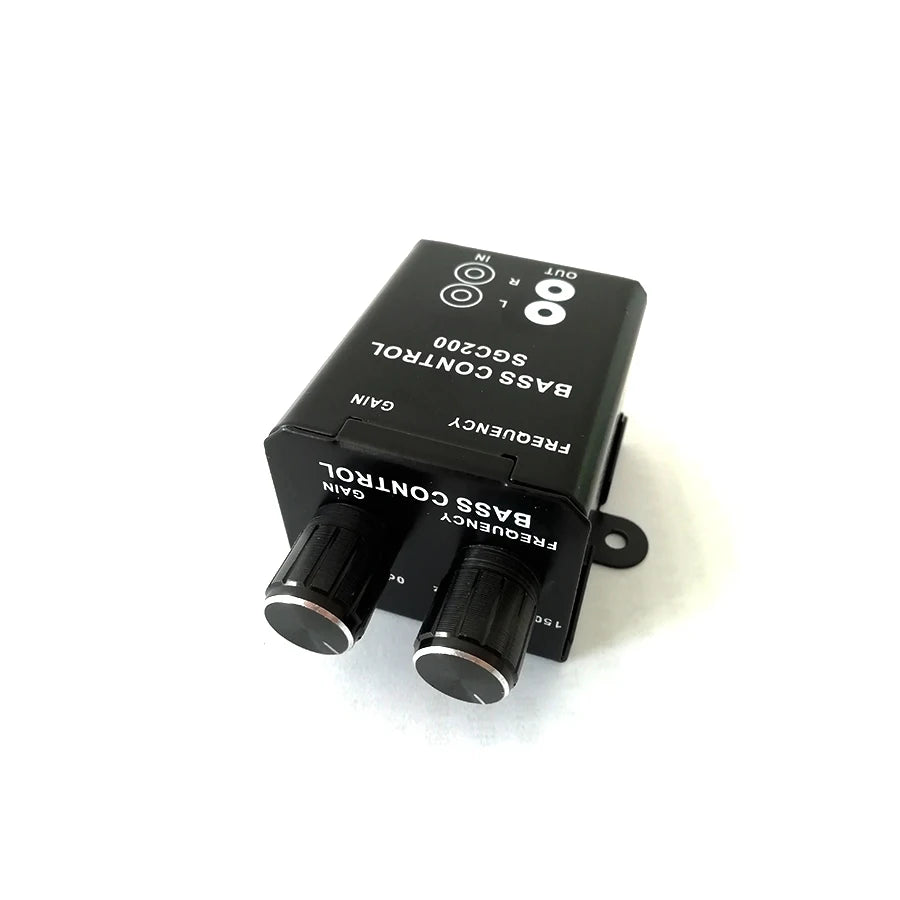 Car RCA Remote Level Amplifier Subwoofer Equalizer Crossover Bass Controller Kit