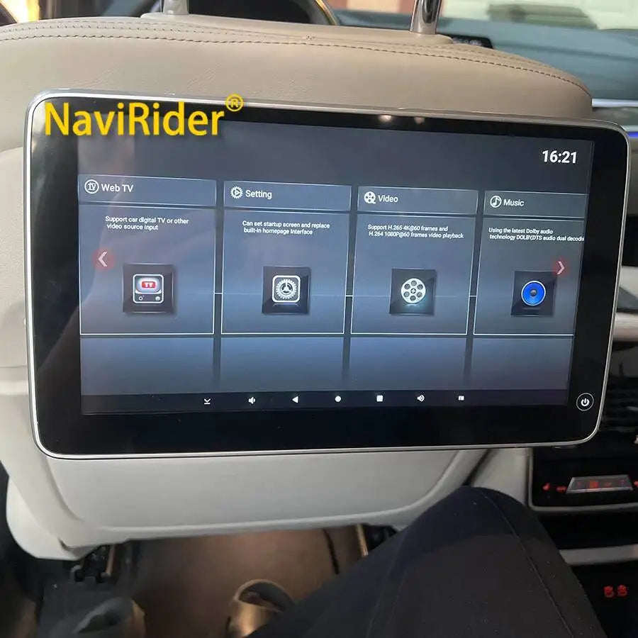 S 11.6" 1080P Car Headrest Monitor Display IPS Android Touch Screen For BMW X5 G05 X6 G06  | AUTOKITSHOP