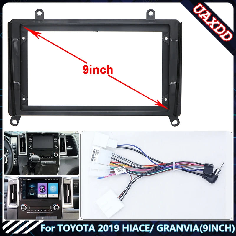 For TOYOTA 2019 HIACE GRANVIA 9INCH Car DVD Radio Android Host Speaker Decoder MP3 MP5 Fas
