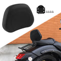 Universal Motorcycle Rear Backrest Passenger Sissy Bar Cushion Pad For Harley Honda Yamaha Suzuk - Automotive LED Light