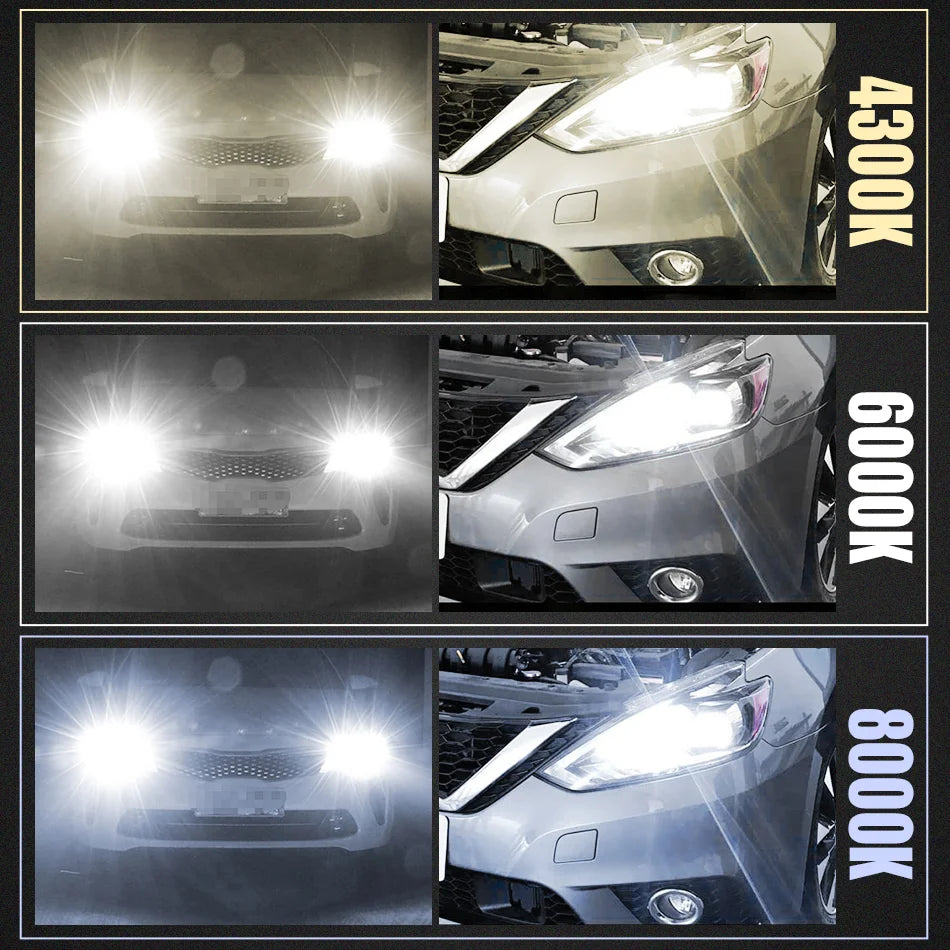 600W 800000LM Car Haedlight H4 H7 H1 LED H8 H11 9005 9006 HB3 HB4 H27 880 881 9007 9008 43