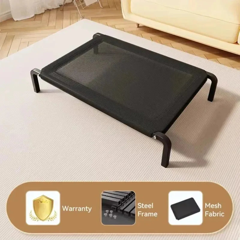 Pet Supplies Foldable Dog Bed All Season Large and Small Dogs Camp Bed Detachable Waable Militar - Automotive LED Light