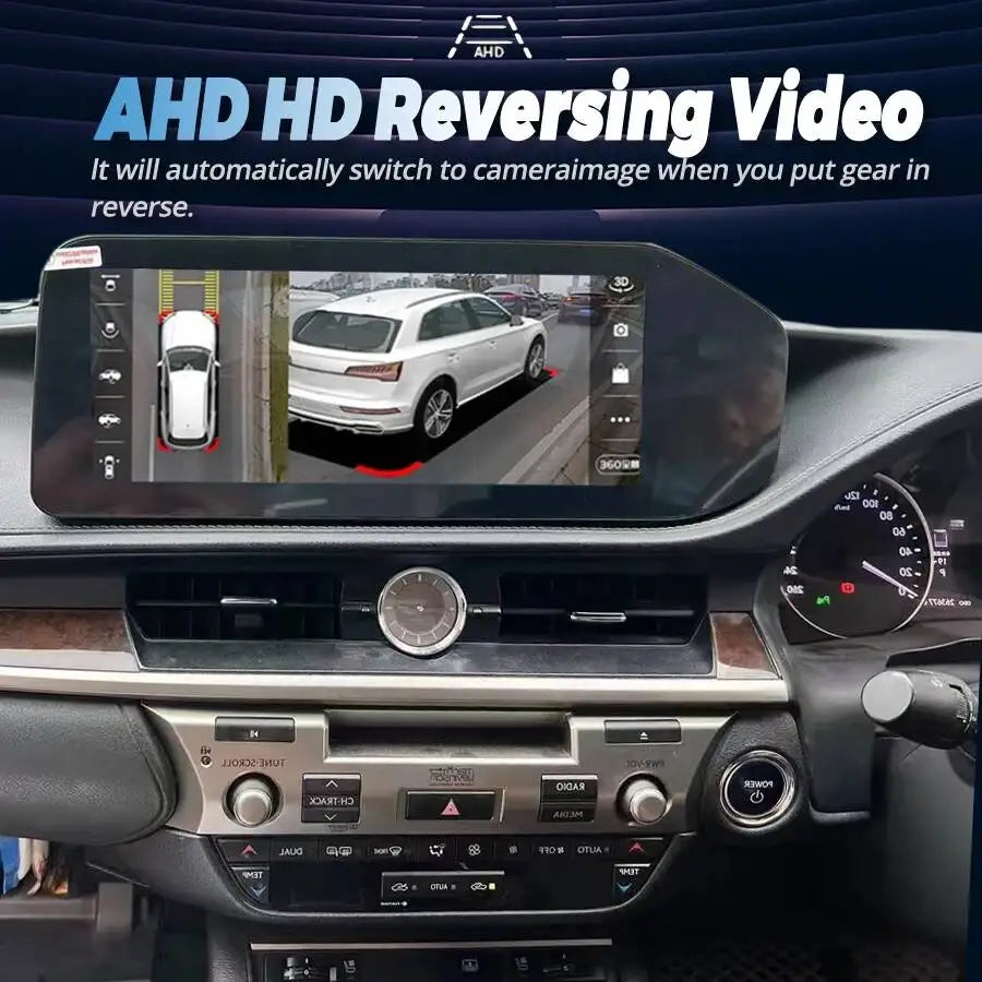 12.3" RHD For Lexus ES ES300 ES250 ES350 ES300h 2013-2017 Android Car GPS Navigation Multi