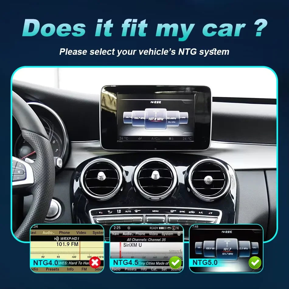 Carplay Touch Screen For Mercedes Benz A GLA CLA Class W176 X156 C117 2012-2018 Car Multim