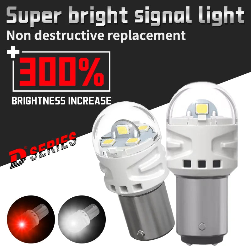 LED Interior Light Kit for BAY15D P21 - Canbus Error-Free Interior Bulbs