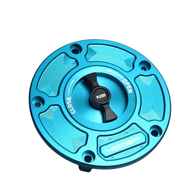 For CFMOTO 450SR 450SRS 450 SR SRS Modified Aluminum Alloy Quick Removal Gas Tank Cover Motorcyc - Automotive LED Light