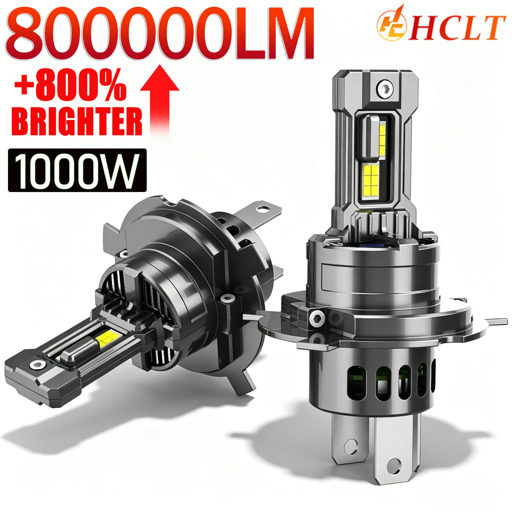 H4 H7 Led Bulbs Car Motorcycle Plug And Play LED Headlight CANBUS 1000W Auto Headlamp With