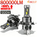 H4 H7 Led Bulbs Car Motorcycle Plug And Play LED Headlight CANBUS 1000W Auto Headlamp With