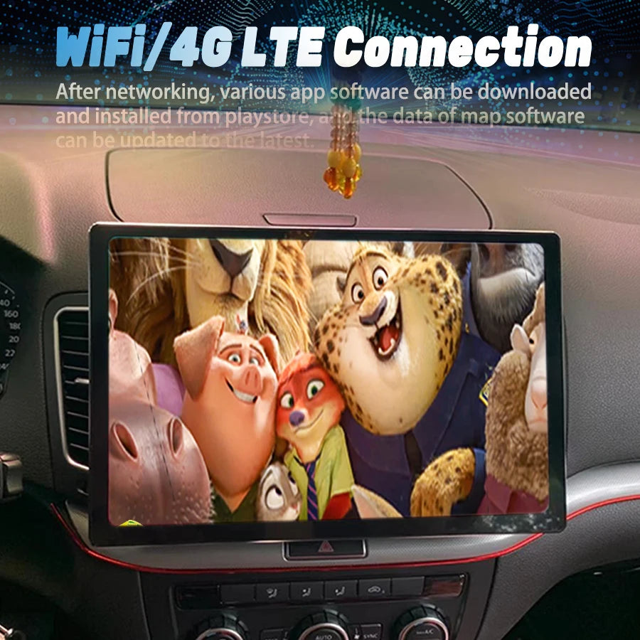 Android Auto Car Radio for VW Golf 5 6 Polo Passat B5 Sharan Amarok Skoda Seat Altea 13.3"