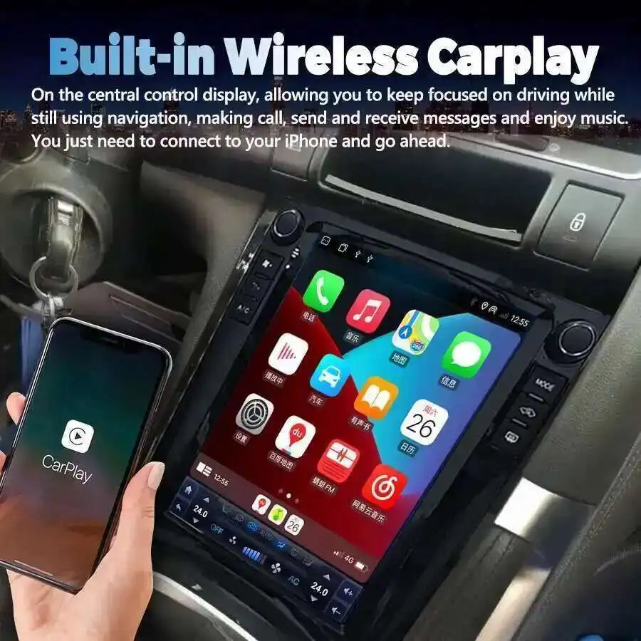 Vertical Screeen For Peugeot 3008 2009 - 2015 Car Radio Car video players CarPlay 8G+256GB