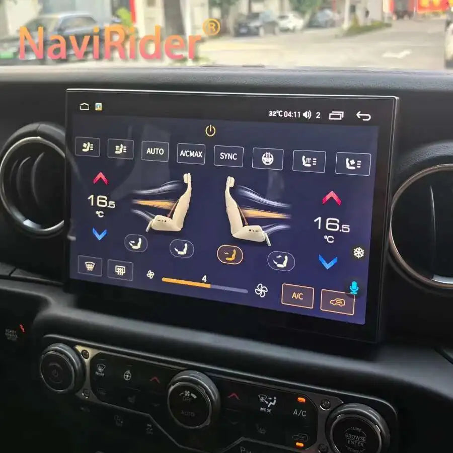 11.8inch For Jeep Wrangler 2018-2022 Android Car Radio Multimedia Video Player Stereo Wire