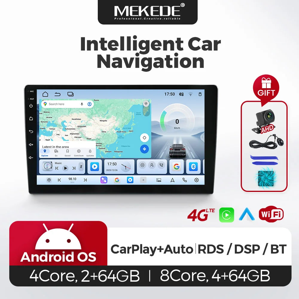 9/10inch Universal Android Car Radio for Volkswagen Skoda Toyota Nissia Wireless Carplay A